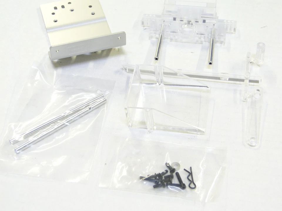 NEW ASSOCIATED RC10 RC10CC CLASSIC CLEAR EDITION X Bumper NosePlate BulkheadAF27 - Image 3 of 3