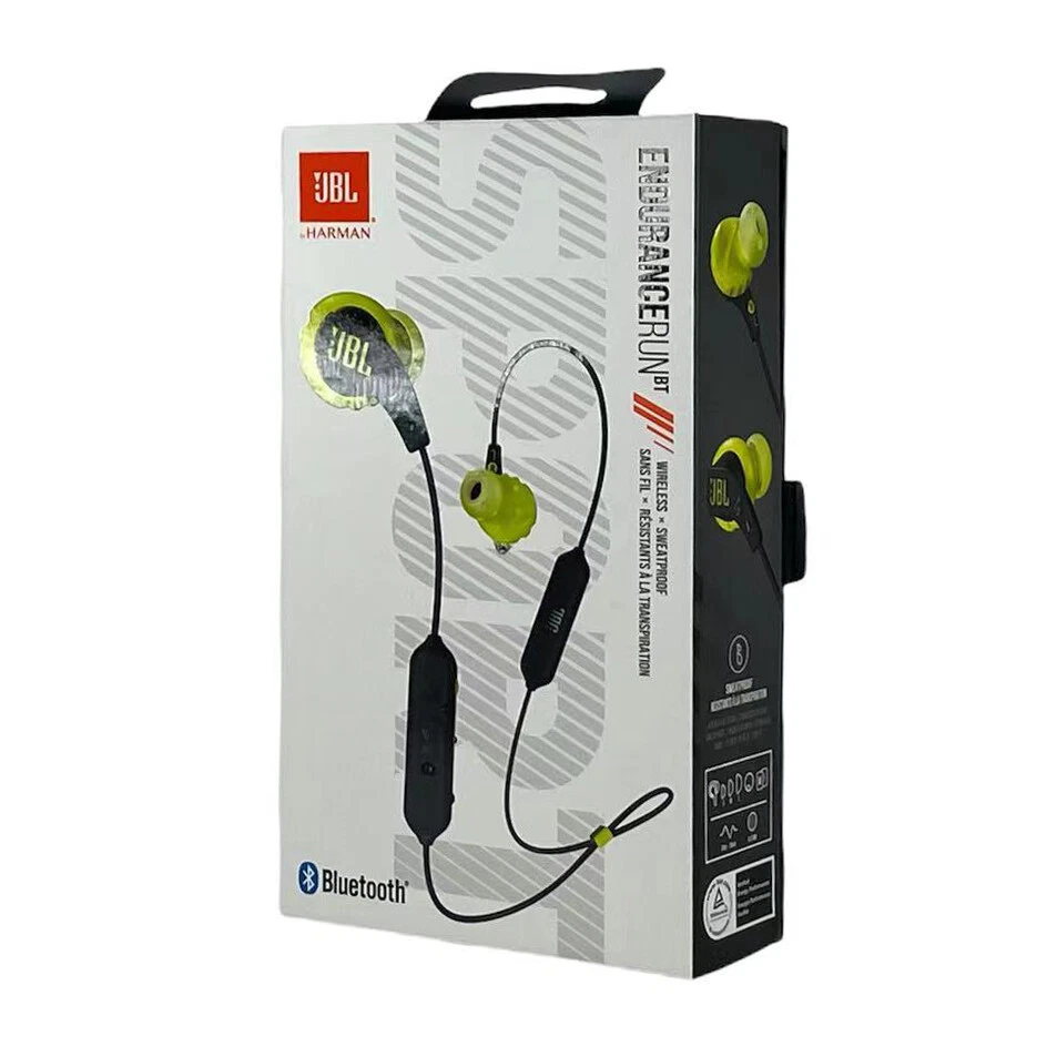 bue Making Bliver til JBL Endurance Run BT Bluetooth Wireless Sport Headphones Headsets Yellow  Black 50036360999 | eBay