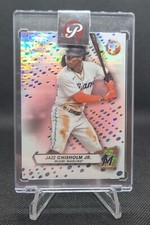 2023 Topps Pristine Jazz Chisholm Jr Encased Pink Pristine Refractor /15 Marlins