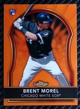 Brent Morel - 2011 Topps Finest #78 Orange Refractor #24/99 - Rookie - White Sox