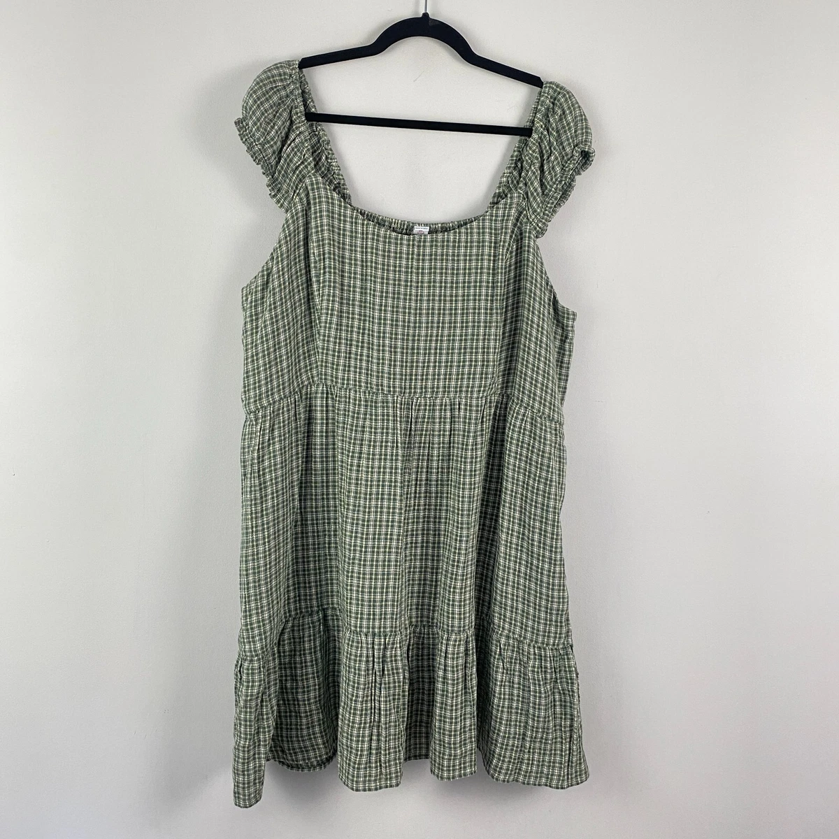 green emerald velvet dress Hamilton Plaid Navy & Green Sally Dress – Classic Whimsy main image 0