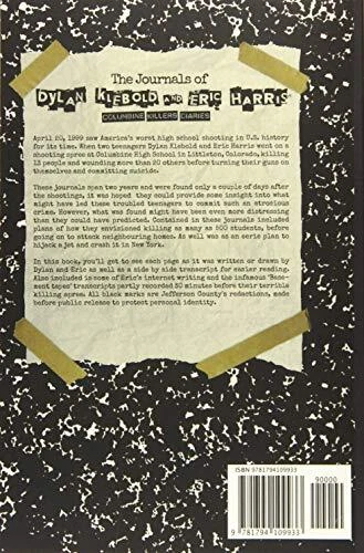 The Journals of Dylan Klebold and Eric Harris Columbine Killers Diaries - Picture 2 of 2