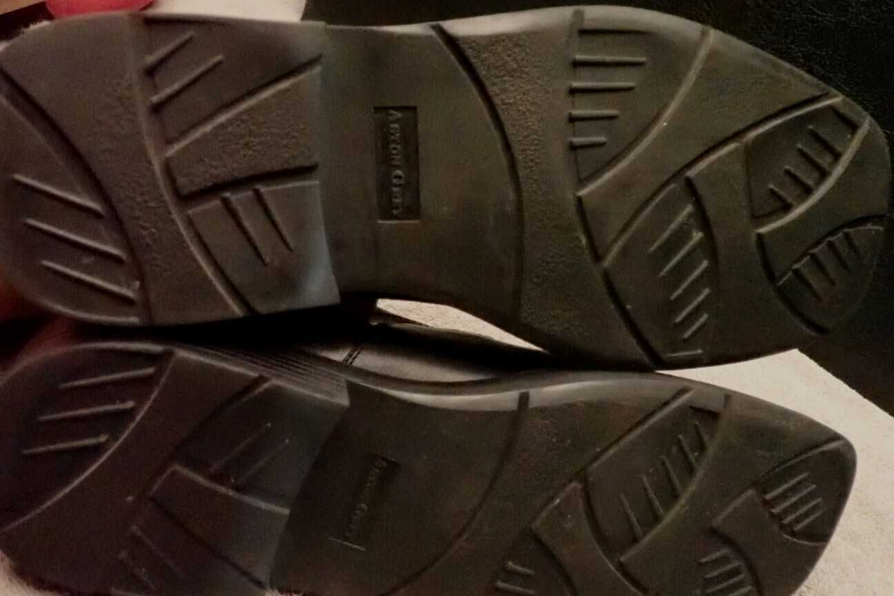 SAOLA Aston Grey Collection Punta Bicicletta Oxford Pelle Nera 1332 Uomo Taglia 10 M