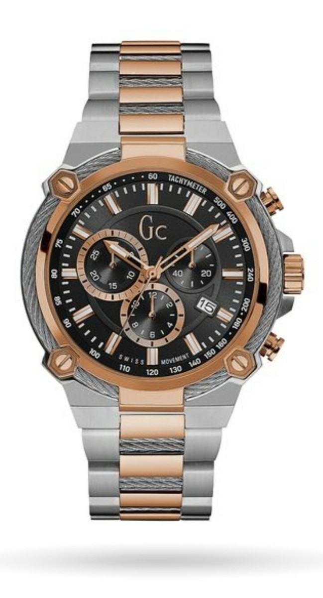 GC CABLEFORCE METAL WATCH Item Y24002G2 -Brand New-Only $375