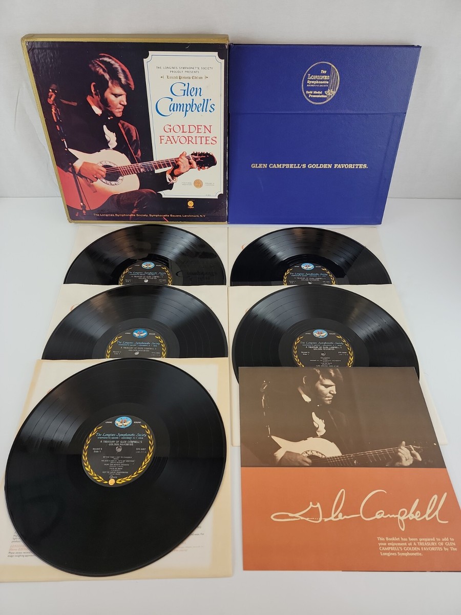Glen Campbell's Golden Favorites 5xLP Box Set 1972 LS-218 EX