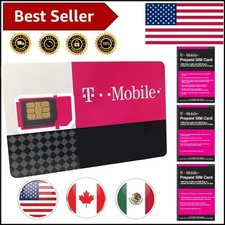 Prepaid 10GB SIM Card for USA + 5GB Canada & Mexico - 30 Days of Connectivity