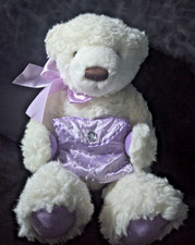 Gund ZALES Diamond Gift Bear Lavender Make A Wish 2003