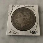 1890 O Morgan Silver Dollar VF