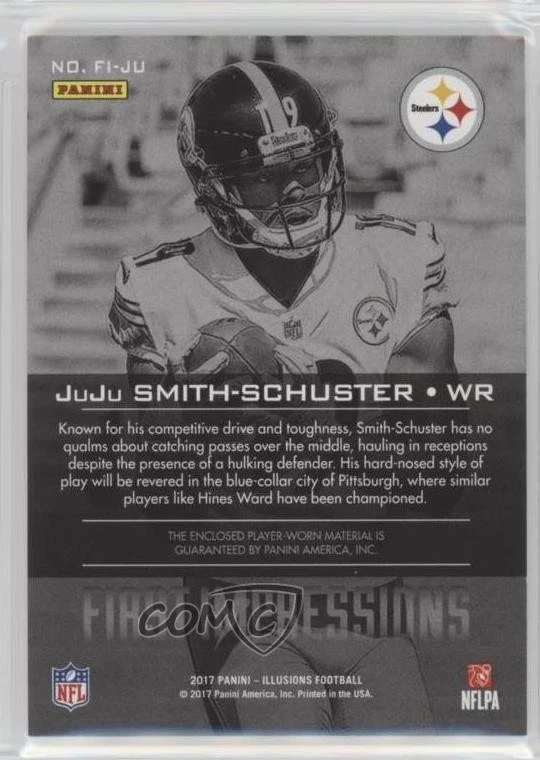 2017 Illusions First Impressions Memorabilia JuJu Smith-Schuster Rookie RC - Image 2 of 2