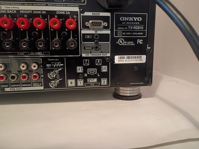 Onkyo TX-RZ810 7.2Ch A/V Receiver THX Dolby Home Theater Bundle