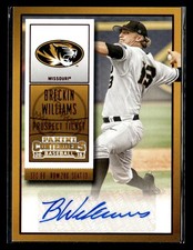 2015 Panini Contenders #44 Breckin Williams Prospect Ticket Autographs Red Foil