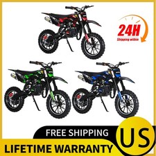 49cc Mini Dirt Bike Gas Powered 2-Stroke for Kids Pit Bike Off Road Motorcycle