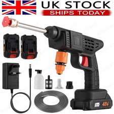 Portable Cordless Pressure Washer Electric High Power Jet Wash Patio Car Cleaner