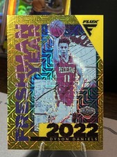 DYSON DANIELS 2022-23 FLUX FRESHMAN YEAR GOLD ICE ROOKIE PELICANS /10 