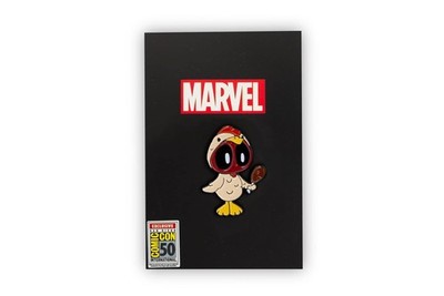 Deadpool Enamel Collector Pin | Exclusive Chibi Style Deadpool In A Chicken S...
