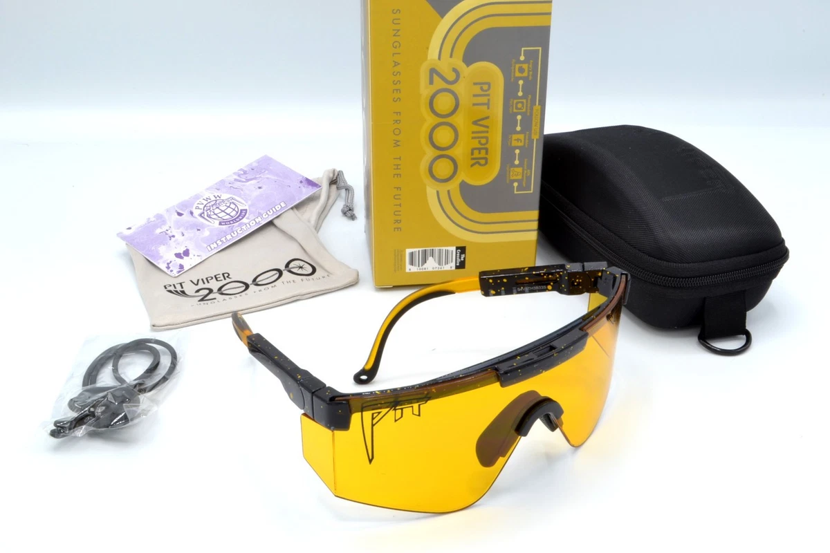 PIT VIPER 2000 the Crossfire Sunglasses NEW / AUTHENTIC with 