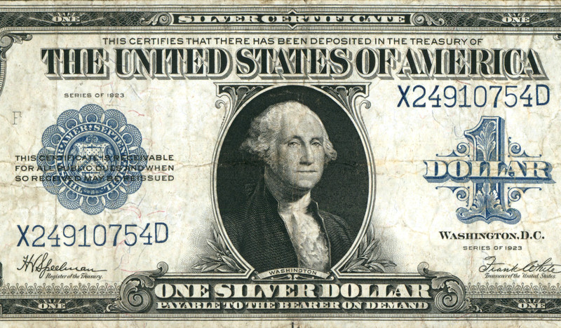 $1 1923 Silver Certificate ** PAPER CURRENCY AUCTIONS **