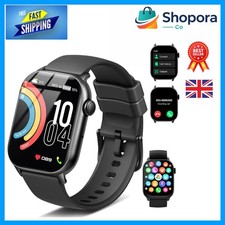 Luxury Fitness Watch with 250+ Faces - 1.96" HD, Heart Rate Monitor & 110+ Modes