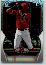 2023 Bowman Chrome Luis Torres Prospects Mojo Refractor #BCP-155 Angels
