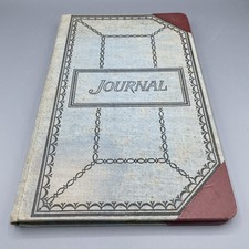 Vintage Sterling Account Journal Made In USA For Woolworth Co