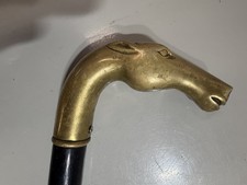 English Equestrian Walking Stick Antique Circa 1930&rsquo;s