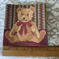 Teddy Bear  - Elizabeth Bradley Needlepoint Pattern Only