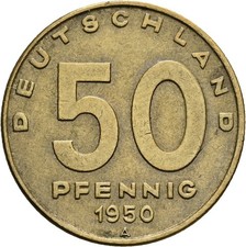 DDR, 50 Pfennig, 1950 A