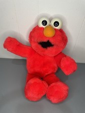 Elmo Talking Alphabet Sesame Street TYCO Plush Stuffed Sings ABCs 1995 Works