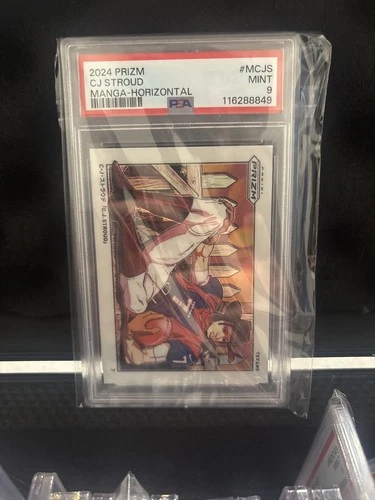 2024 PANINI PRIZM MANGA HOR #MCJS CJ STROUD PSA 9 very low pop