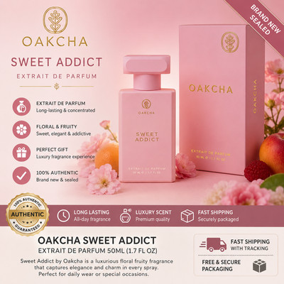Oakcha Sweet Addict Eau de Parfum 50ml - Gourmand Sweet Candy Perfume for Women,