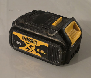 DEWALT XR Batería 18 V 4 0 Ah Litio Ion (Li Ion) Batería Pack Negro