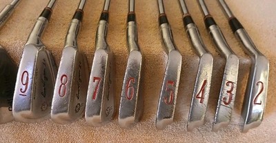 TZ GOLF - RARE VINTAGE 1969 BEN HOGAN BOUNCE SOLE 1+ IRON SET 2-9