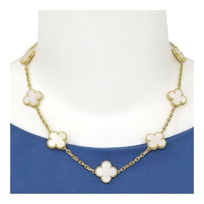 Van Cleef & Arpels Vintage Alhambra Halskette 10 Motive VCARA42800