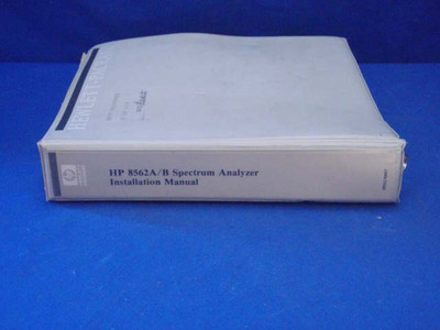 HP 8562A/B Spectrum Analyzer Installation Manual