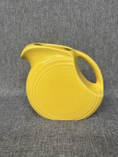Vintage Yellow Fiesta Disc Pitcher