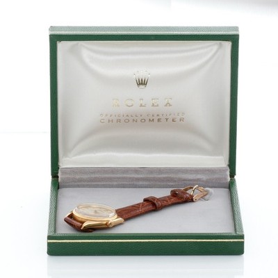 Rolex Oyster Perpetual Ref. 6567 Vintage 1950's 18k Yellow Gold Men's Watch
