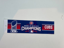 Chicago Cubs 2016 World Series Champions Bumper Sticker 10.75