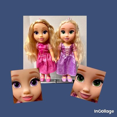 Disney Princess My Friend Aurora & Rapunzel 14  Toddler Dolls Jakks