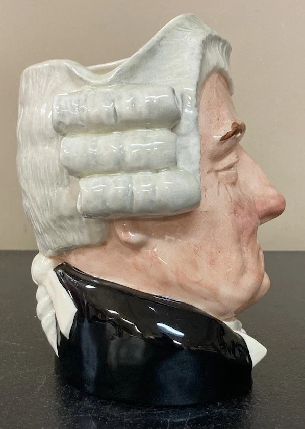 VTG ROYAL DOULTON 1958 LARGE Character Jug THE LAWYER D6498 - Image 4 of 4