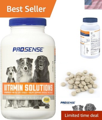 Pro-Sense Vitamin Solutions for Dogs: 90 Count Chewable Wellness Tablets