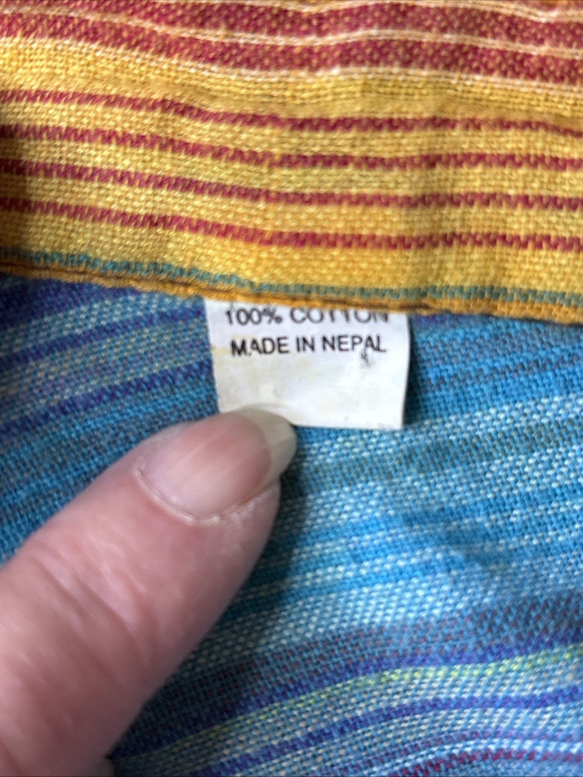 Vintage  Wrap Skirt Size Large Patchwork Plaid Ne… - image 6