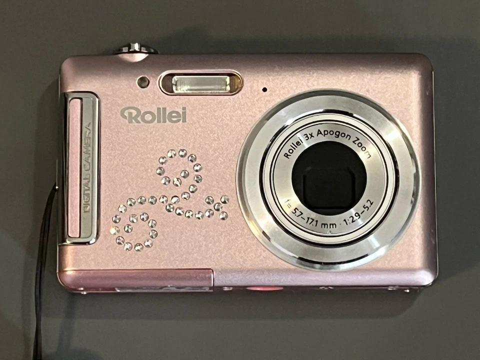 Rollei Digitalkamera Kamera XS-8 mit 8 MP Special Edition pink rosa - Bild 2 von 4