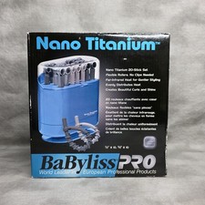 BaByliss PRO Flexible Hair Curlers 20 Hot Sticks Rods Rollers Nano Titanium NEW