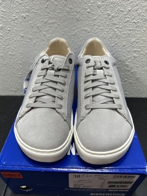 Birkenstock Bend Low II Whale Gray Suede Canvas Sneakers Size 38 US W7 M5