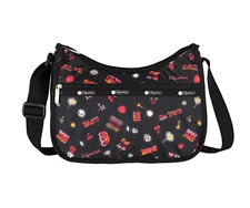 LeSportsac Stay True Classic Hobo Crossbody Bag, Empowering Pop Art Style Words