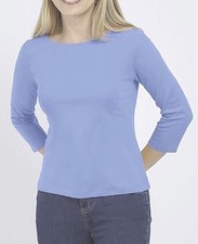 Kettlewell pale lilac 100% cotton t shirt top size large suits 16 to 18