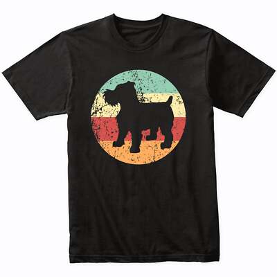 Retro Brussels Griffon Dog Breed Icon T-Shirt - Retro Colors