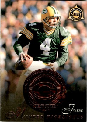1997 Pinnacle Mint #21 Brett Favre Minted Highlights