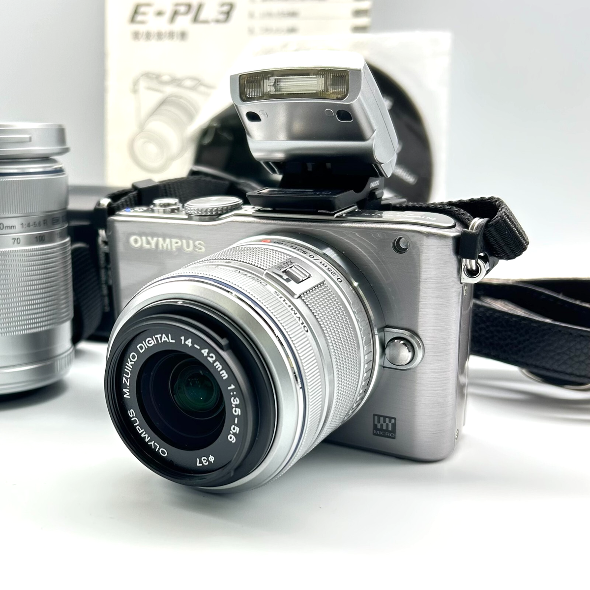 OLYMPUS PEN Lite E-PL3 14-42mm F3.5-5.6 40-150mm F4-5.6 Mirrorless