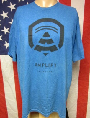 AMPLIFY Lacrosse logo T shirt XL tournaments tee LAX showcases